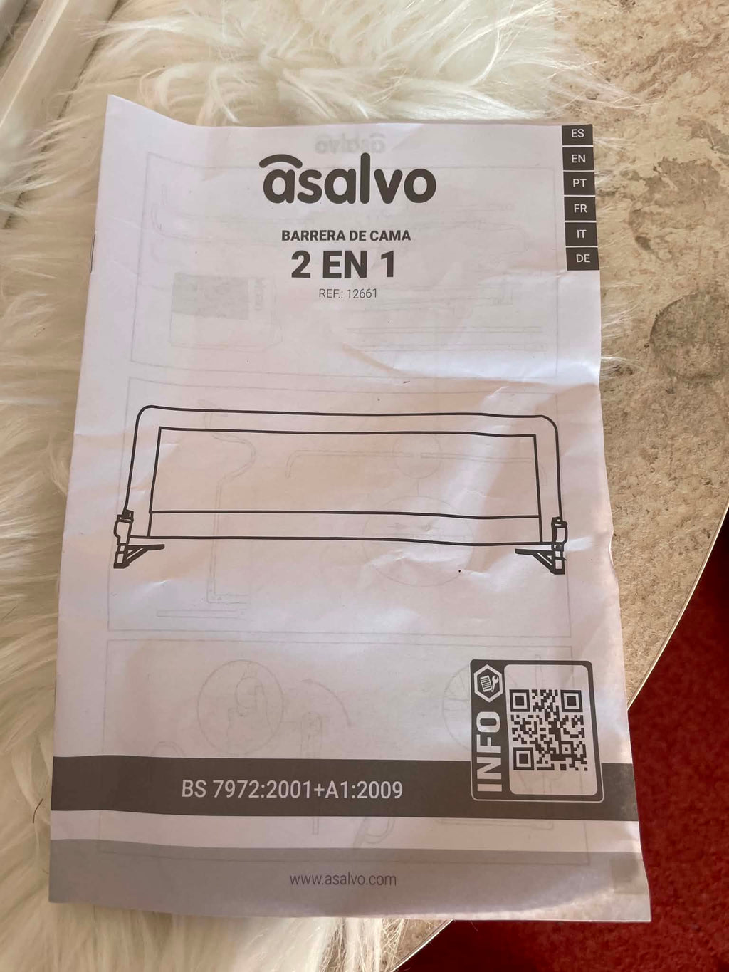 Asalvo Barierka do Łóżka 2w1 – 150 cm