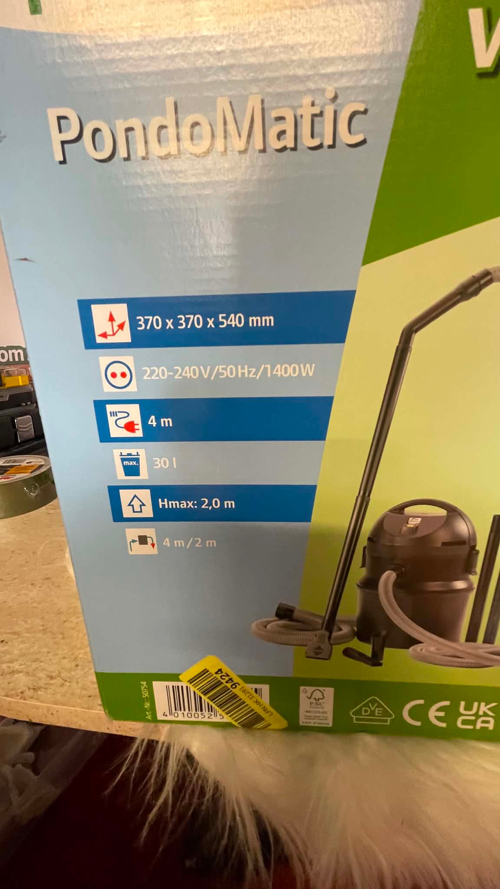 Pontec PondoMatic Odkurzacz do Oczka Wodnego i Stawu 1400W