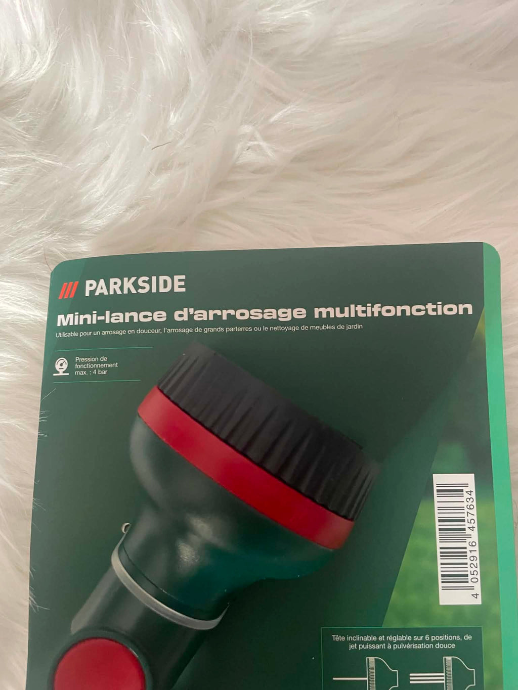 Parkside Wielofunkcyjny Pistolet do Podlewania 6 Trybów max. 4 bar