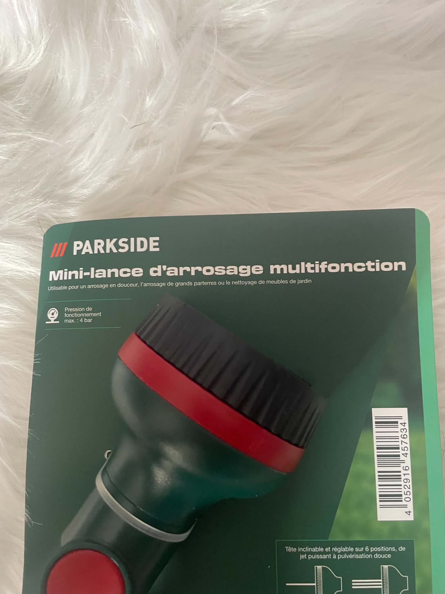 Parkside Wielofunkcyjny Pistolet do Podlewania 6 Trybów max. 4 bar