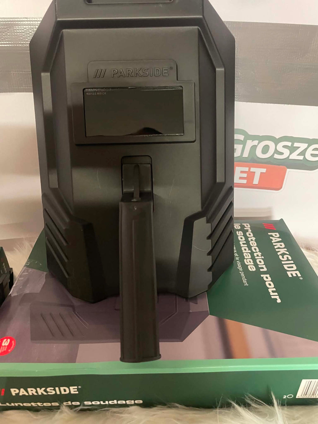 Parkside Zestaw ochrony spawacza – maska + 2 pary okularów