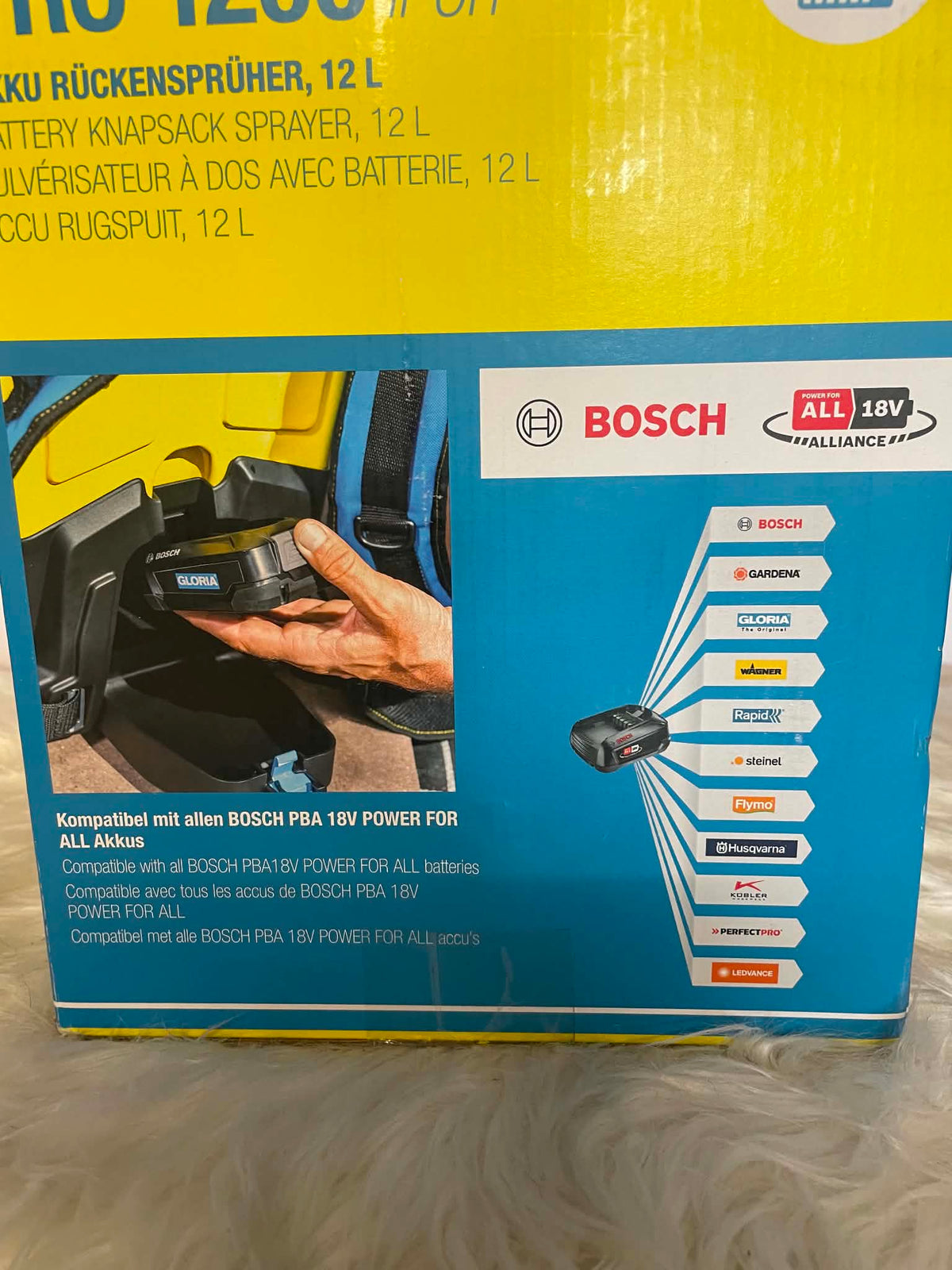 Gloria PRO 1200 Li-ON Akumulatorowy opryskiwacz plecakowy 12 L (bez baterii i ładowarki)