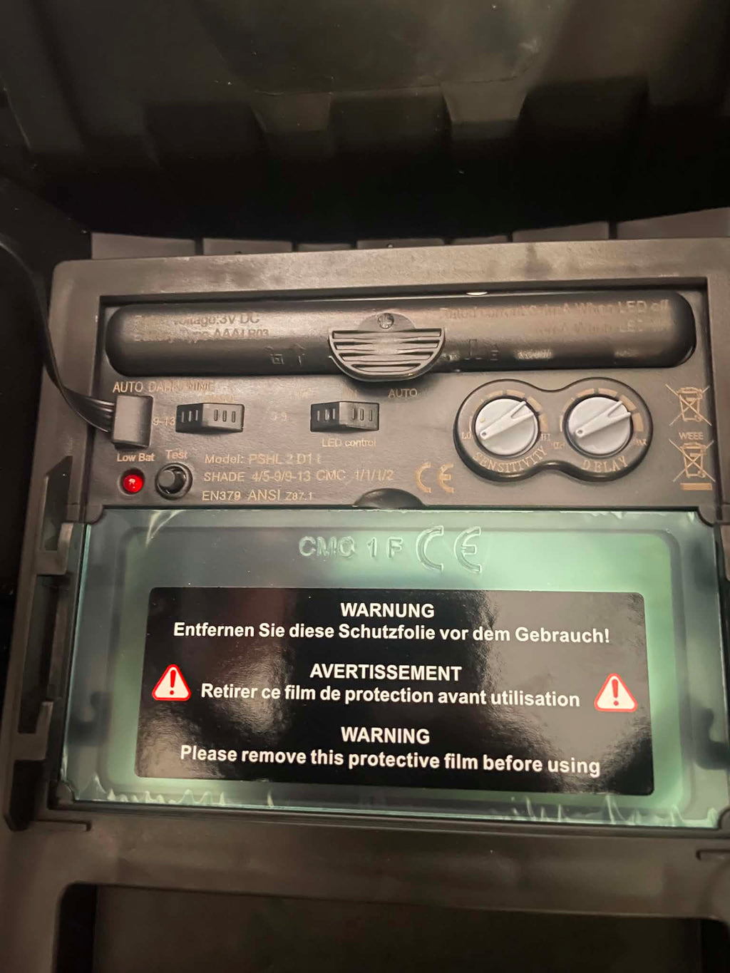 Parkside PSHL 2 D1 Automatyczna maska spawalnicza z filtrem True Color