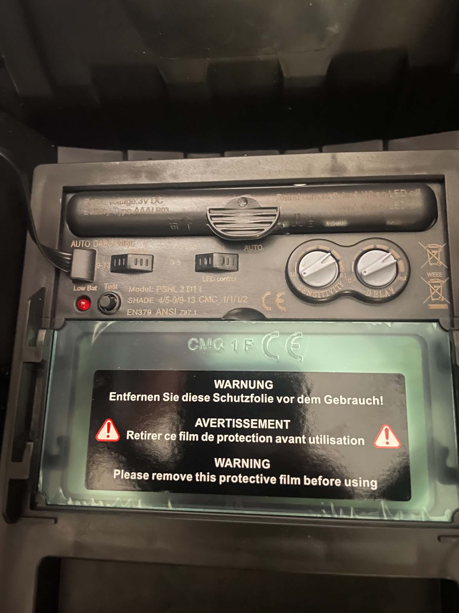 Parkside PSHL 2 D1 Automatyczna maska spawalnicza z filtrem True Color