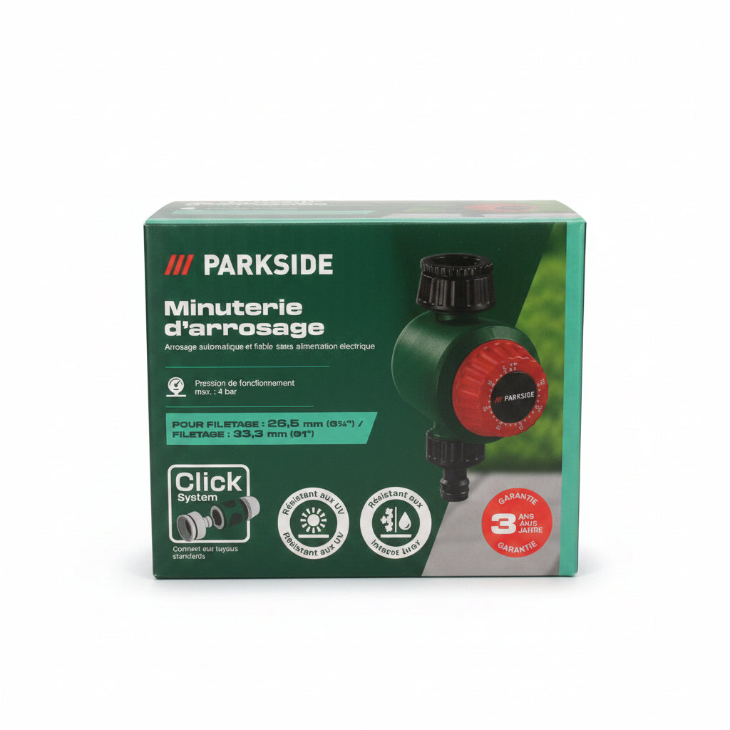 Parkside Mechaniczny Timer do Podlewania 5-120 min max. 4 bar