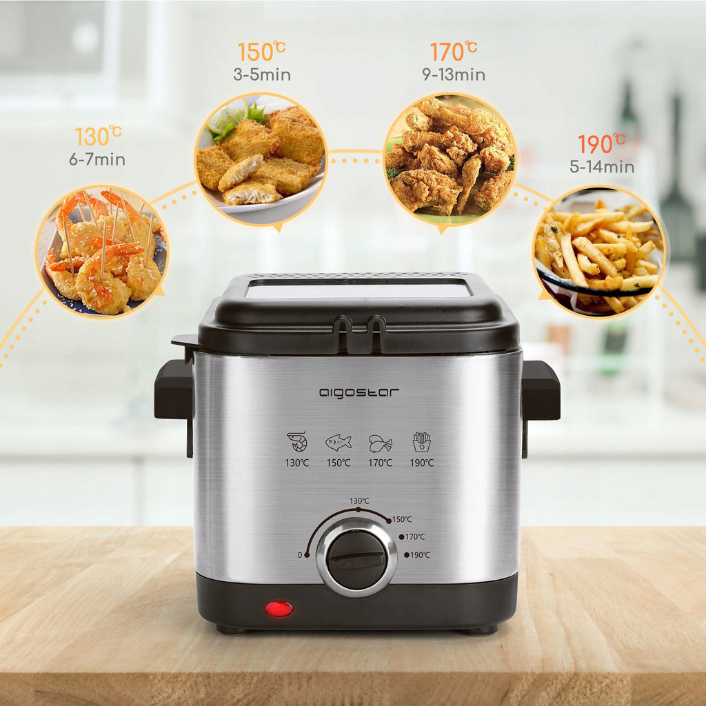 Frytkownica tradycyjna Aigostar Fries 30IZD 1000 W 1,5 l