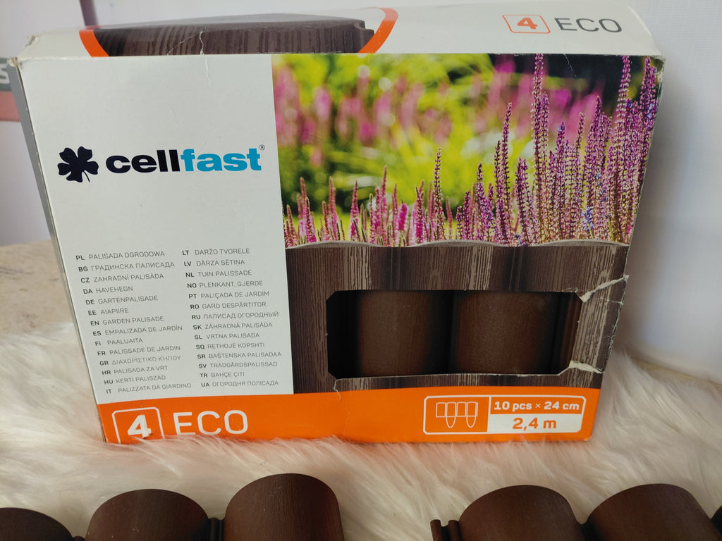 CELLFAST Palisada Ogrodowa Brązowa 4 ECO 2,4 m (10 sztuk)