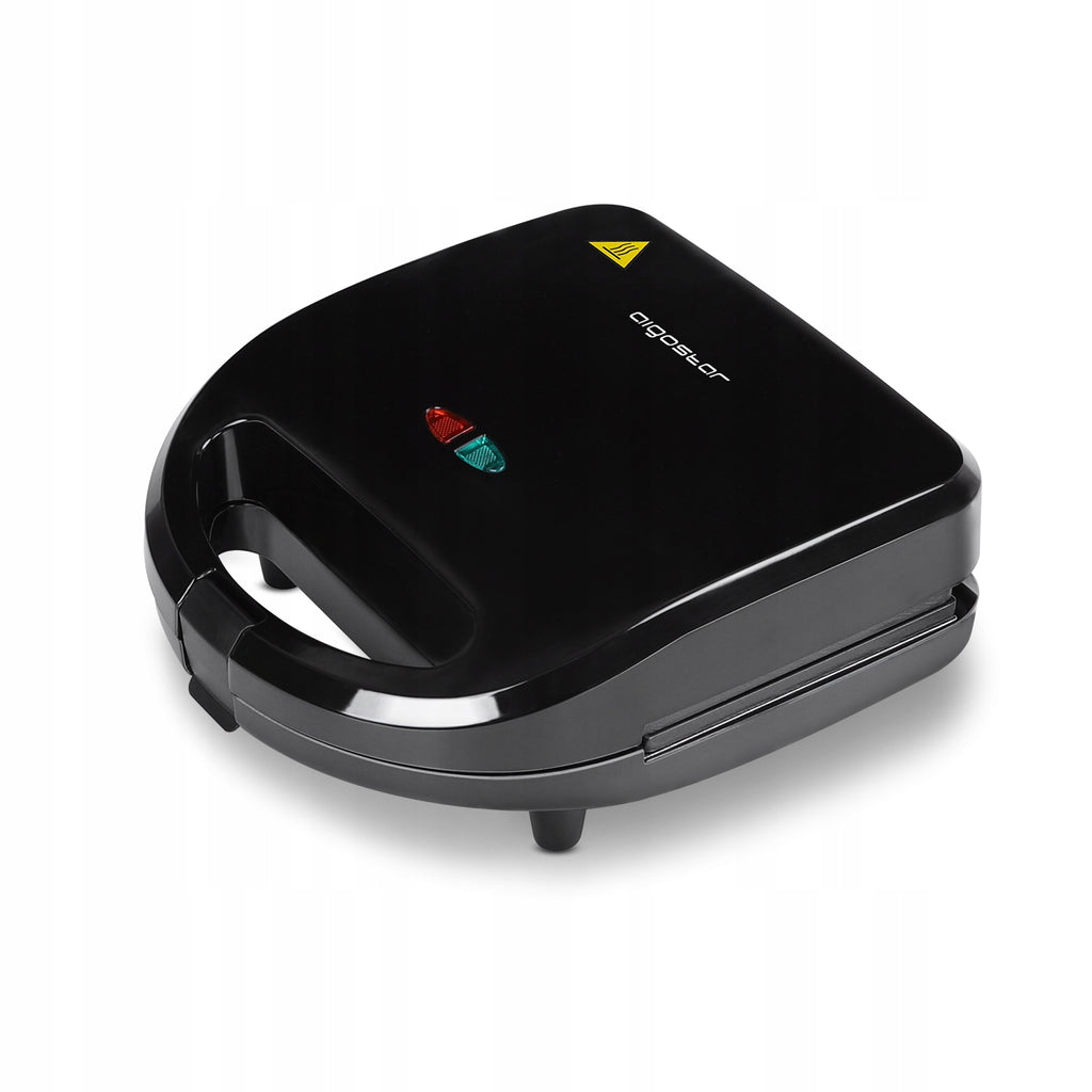 Opiekacz Toster Sandwich Gofrownica Grill Aigostar Rubik czarny 750 W