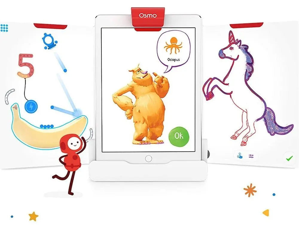 Osmo - Creative Starter Kit for iPad - 3 Educational Learning Games - Ages