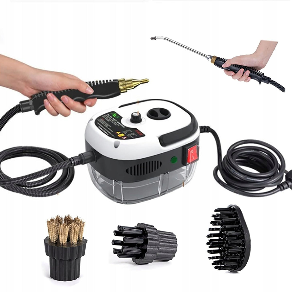 Myjka parowa VYZIO 1600 W, 1,6 l – miedziano-czarna