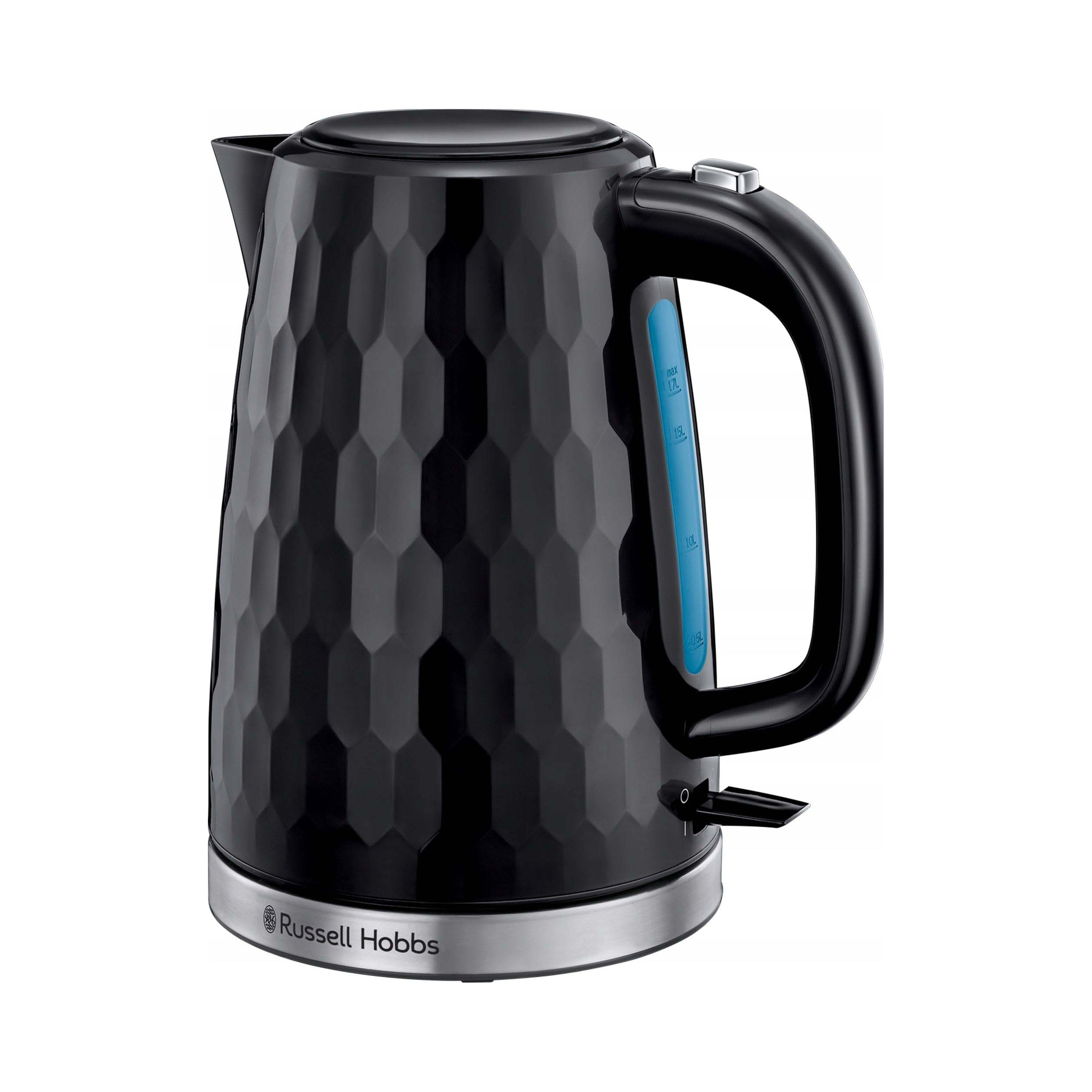 Czajnik elektryczny Russell Hobbs Honeycomb 2400 W 1,7 l czarny
