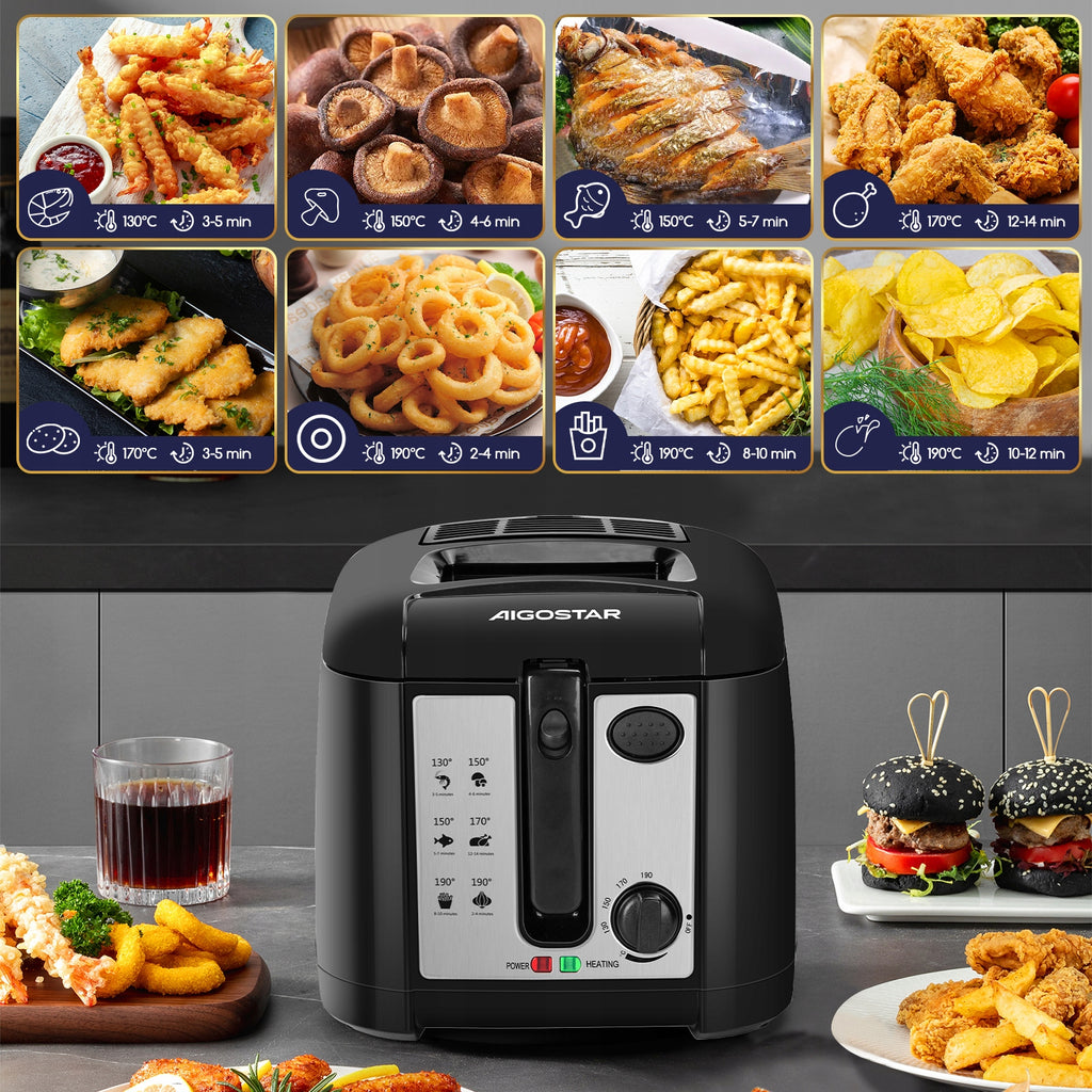 Frytkownica tradycyjna Aigostar 300004ZST 1650 W 2,5 l