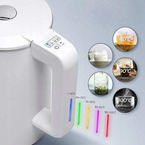 Czajnik elektryczny Aigostar 2200W 1,7L Biały - Szybkie Gotowanie Pro , powystawowy