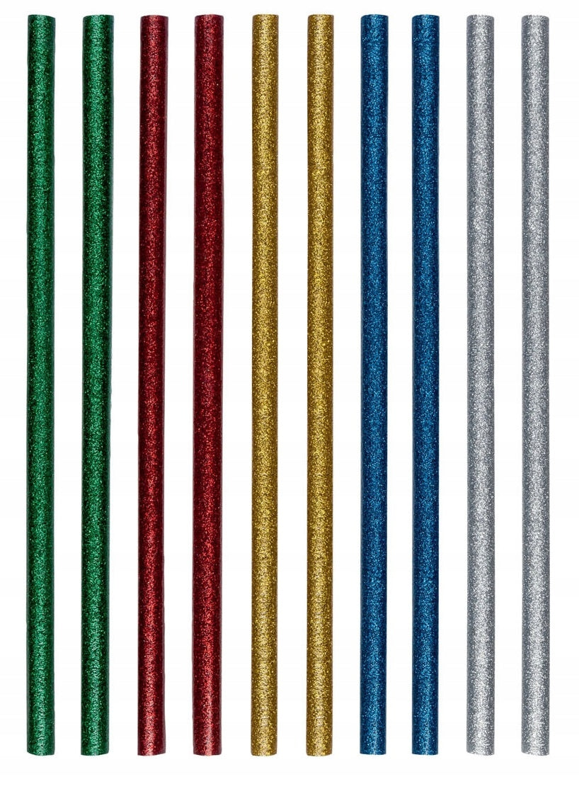 PARKSIDE Klej na gorąco do pistoletu 11mm 10 szt BROKATOWY 28cm (15/C-107)