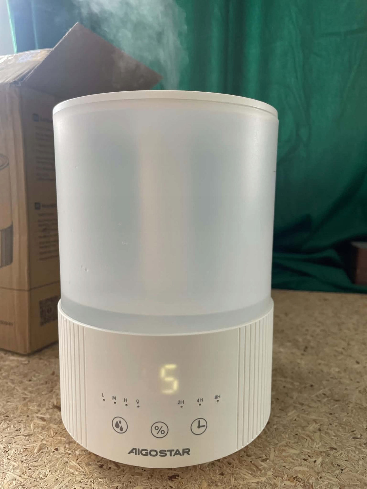Nawilżacz parowy Aigostar mISTY 25 W 2,2 l biały