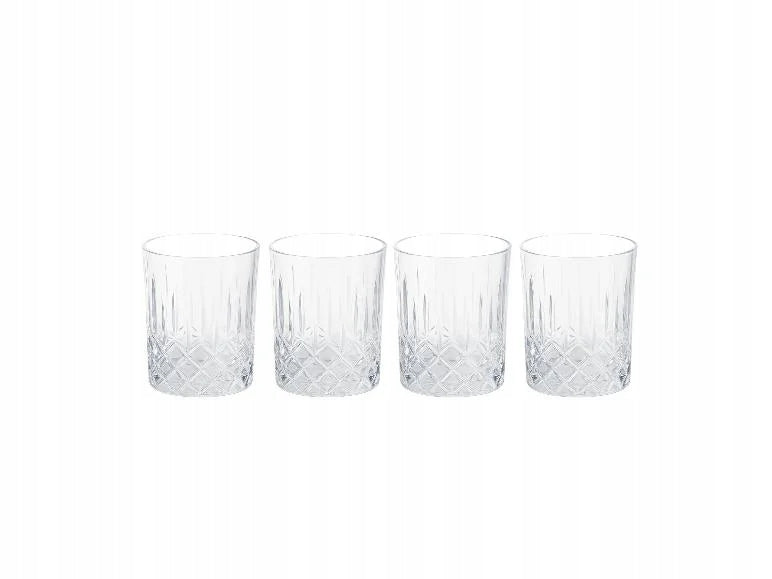 Szklanki do drinków i whisky zestaw 4 sztuk do zmywarki odporne termicznie