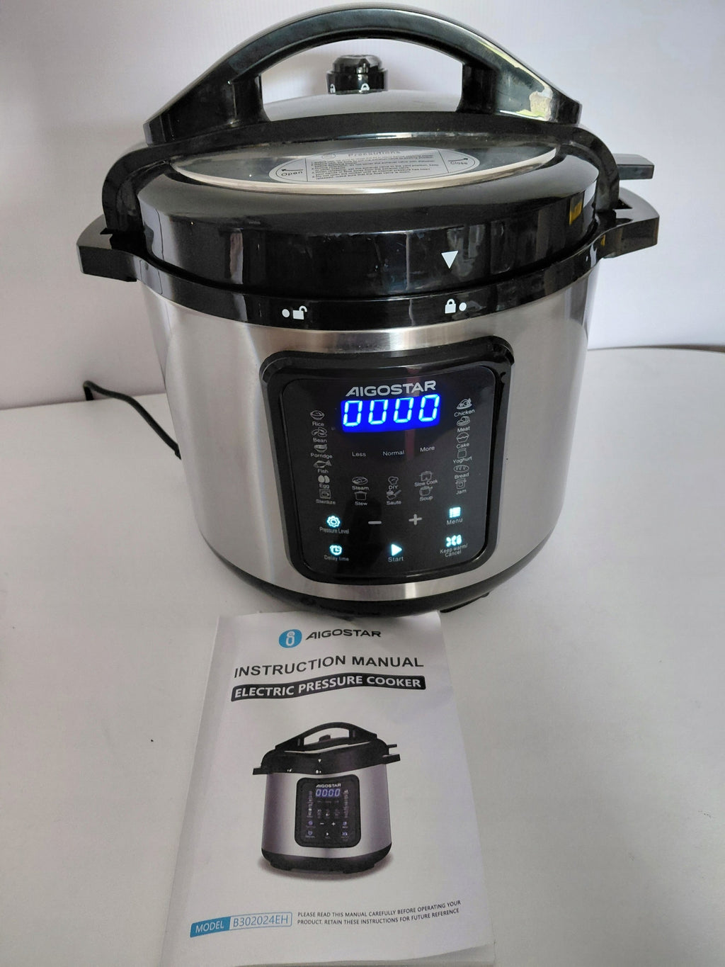 Multicooker Szybkowar Elektryczny 6L 1000W 18 Programów Timer Aigostar
