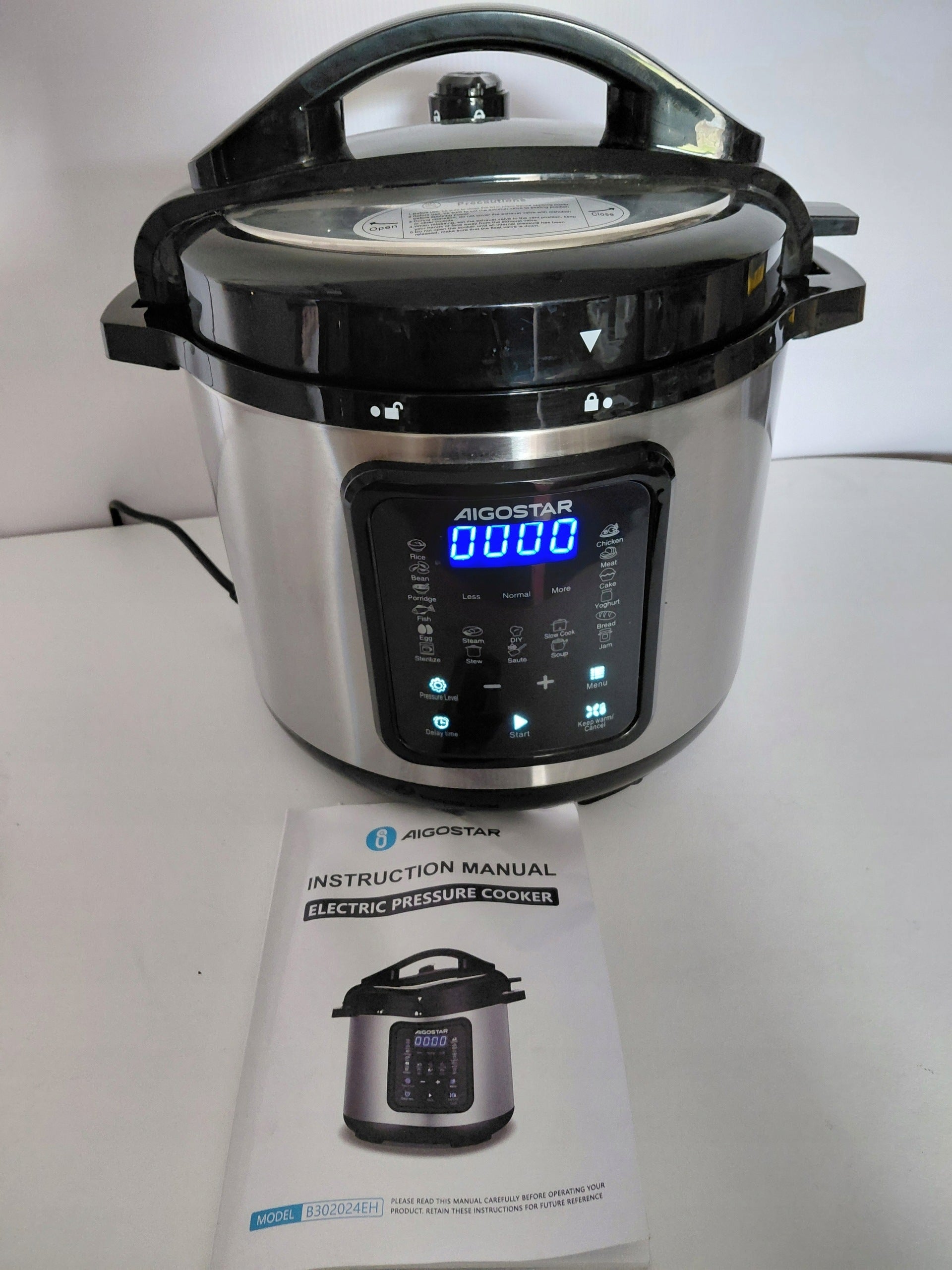 Multicooker Szybkowar Elektryczny 6L 1000W 18 Programów Timer Aigostar