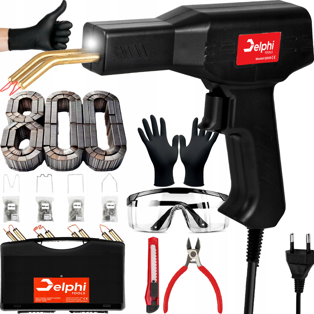 Zszywarka do plastiku 70 W – 600 zszywek i walizka