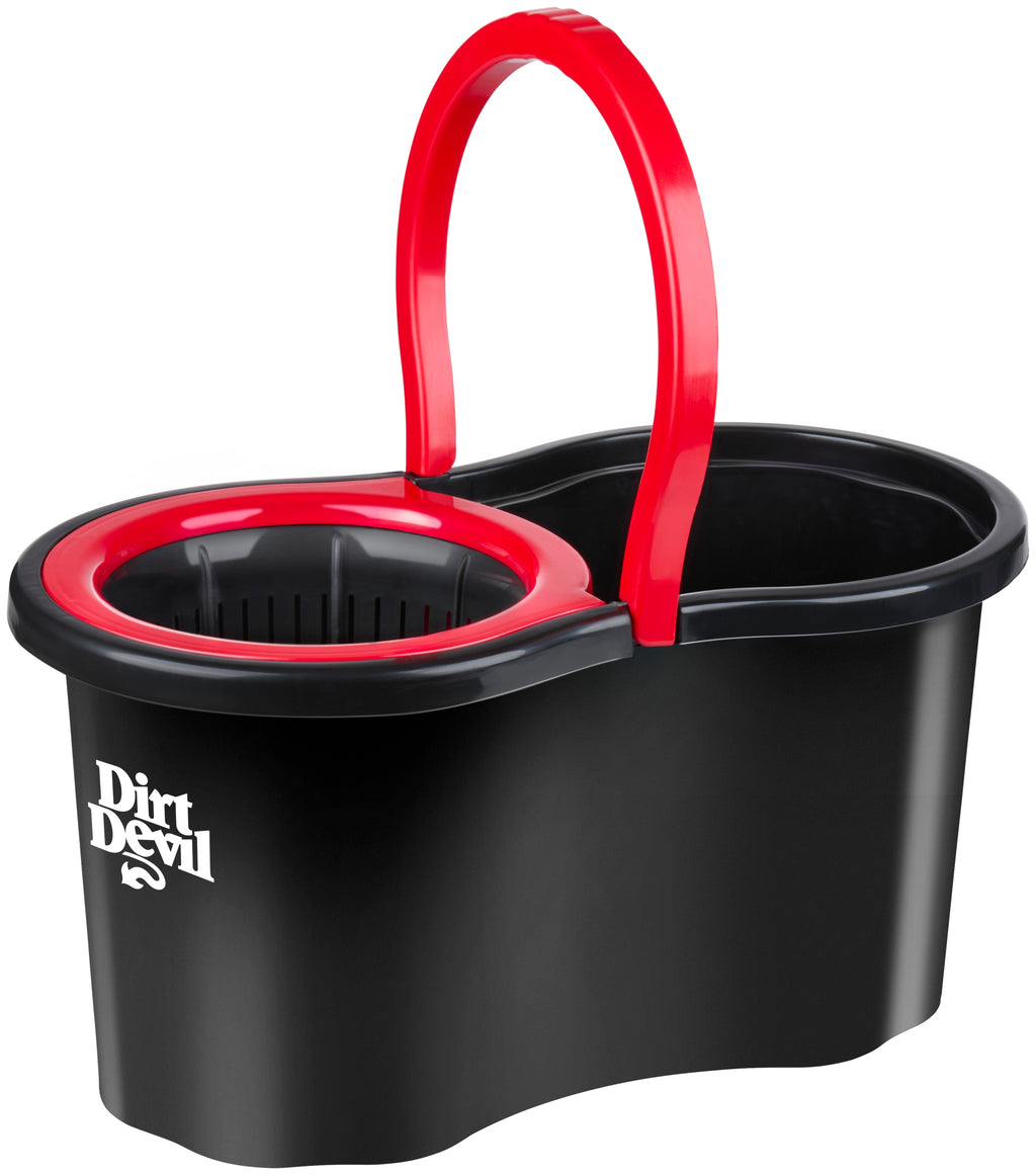 MOP OBROTOWY DIRT DEVIL ZESTAW WIADRO 16L WYŻYMACZKA 360 KIJ TELESKOPOWY