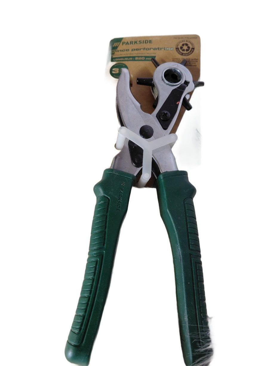 Dziurkacz obrotowy do skóry, pasków – Parkside 220 mm – NOWY