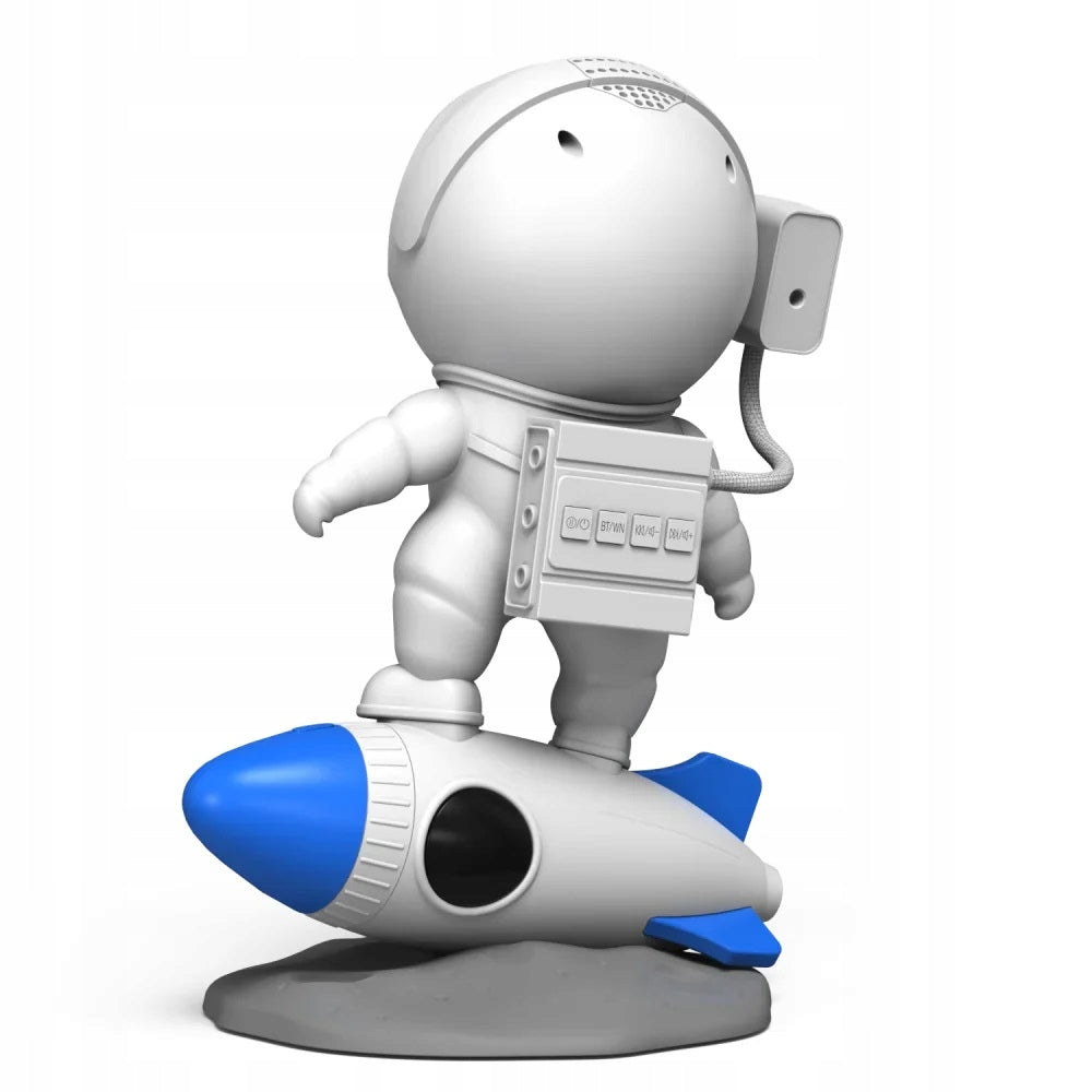 PROJEKTOR RZUTNIK GWIAZD ASTRONAUTA ROCKET BLUETOOTH GŁOŚNIK PILOT SMART