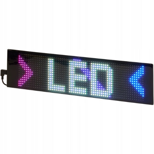 Pikselowy ekran LED B.K Light 10 W zintegrowane źródło LED 37,4 x 9,2 cm