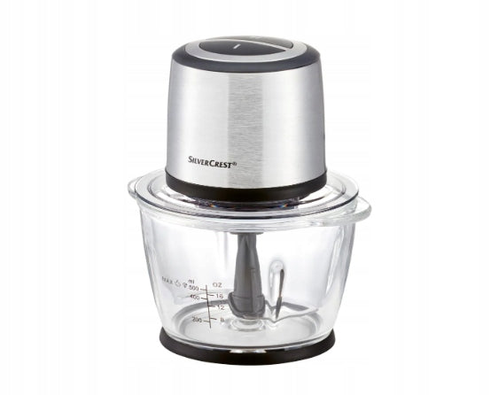 Rozdrabniacz uniwersalny wielofunkcyjny SilverCrest SMZE 500, 500 W srebrny