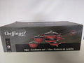 Zestaw garnków i patelni marmurowych Cheffinger CF-FA1010 (10 elementów, czerwony)