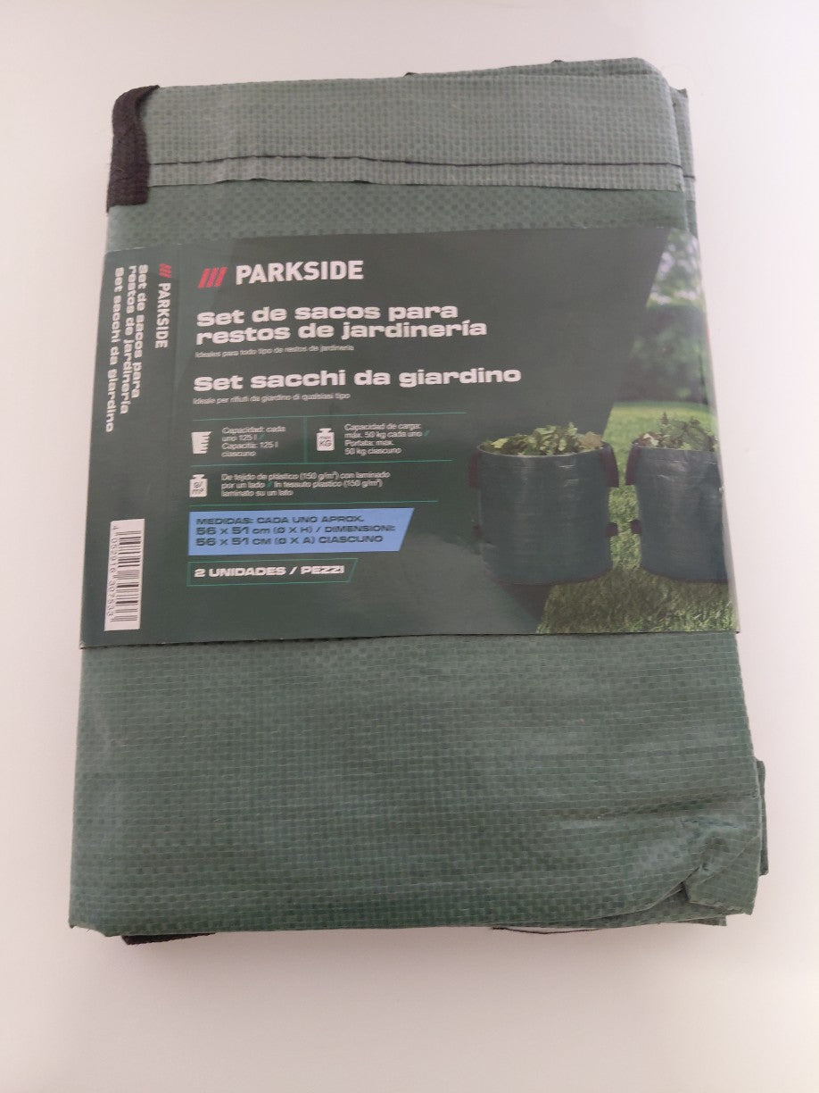 PARKSIDE Zestaw worków na odpady ogrodowe 125 l (2 sztuki)