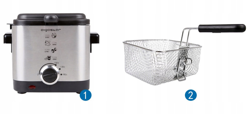 Frytkownica tradycyjna Aigostar Fries 30IZD 1000 W 1,5 l