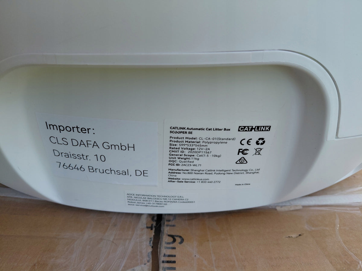 Catlink inteligentna kuweta samoczyszcząca dla kotów Baymax zamknięta WiFi