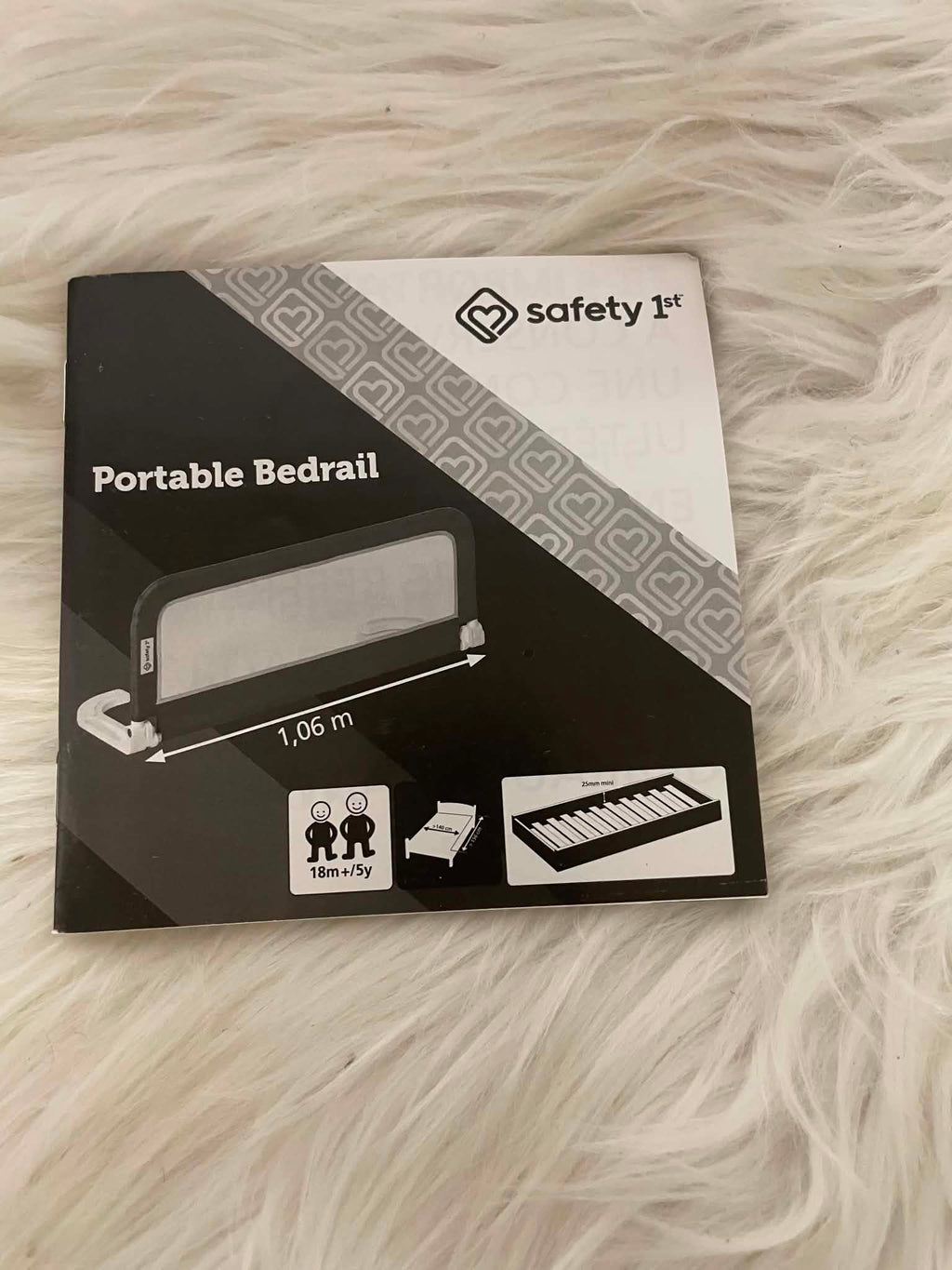 Barierka ochronna do łóżka Safety 1st Portable Bedrail – 106 cm