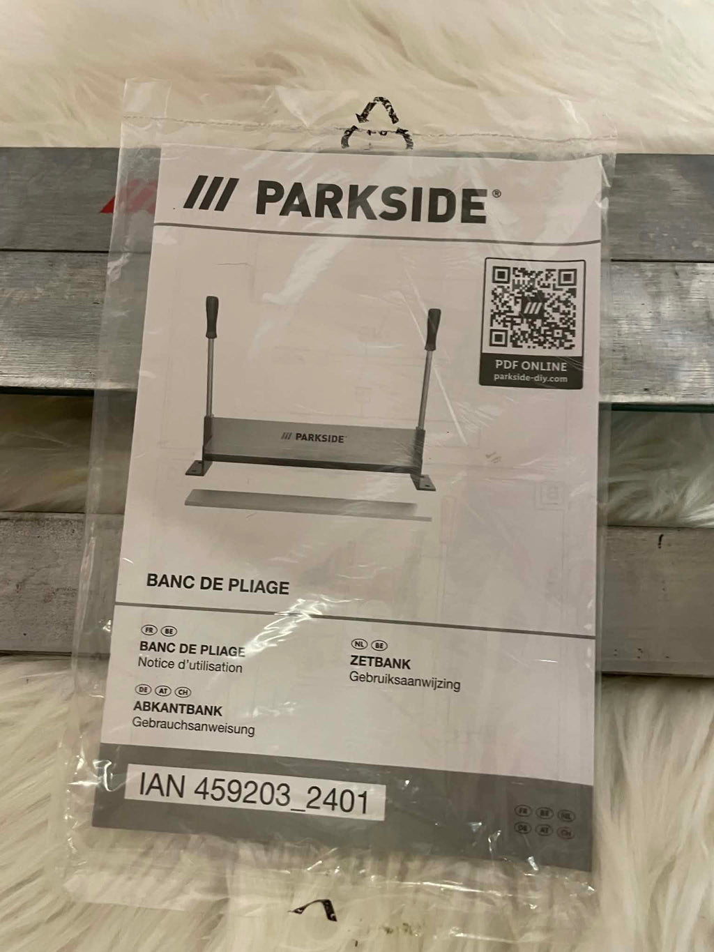 Giętarka do blachy Parkside – 460 mm